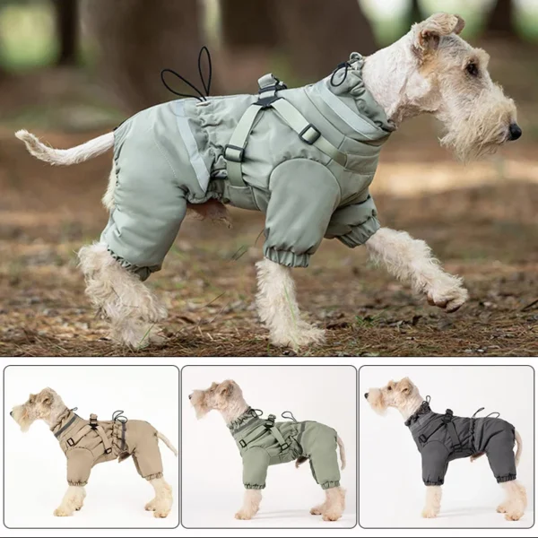 Winter Padded Dog Jumpsuit