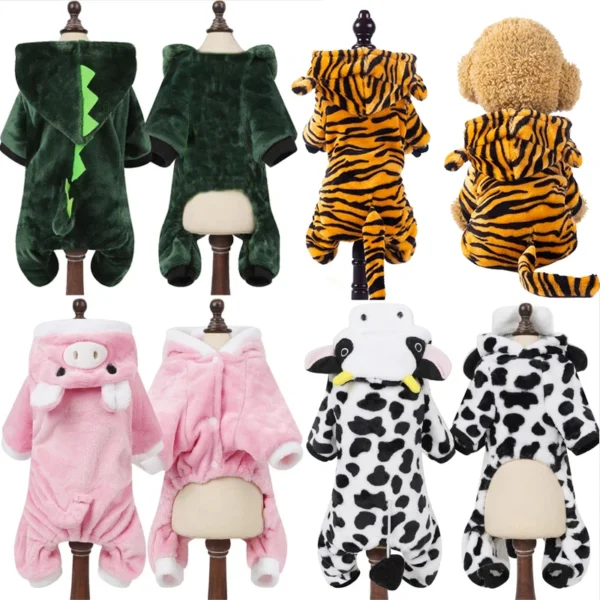 Warm Fleece Pet Jumpsuit
