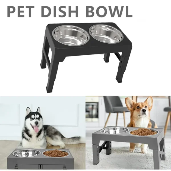 Adjustable Elevated Pet Bowls