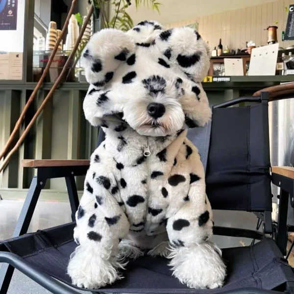 Warm Zipper Dog Hoodie